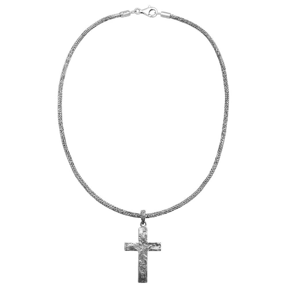 Kuzzoi Schlangen-Halskette Kreuz zollfrei