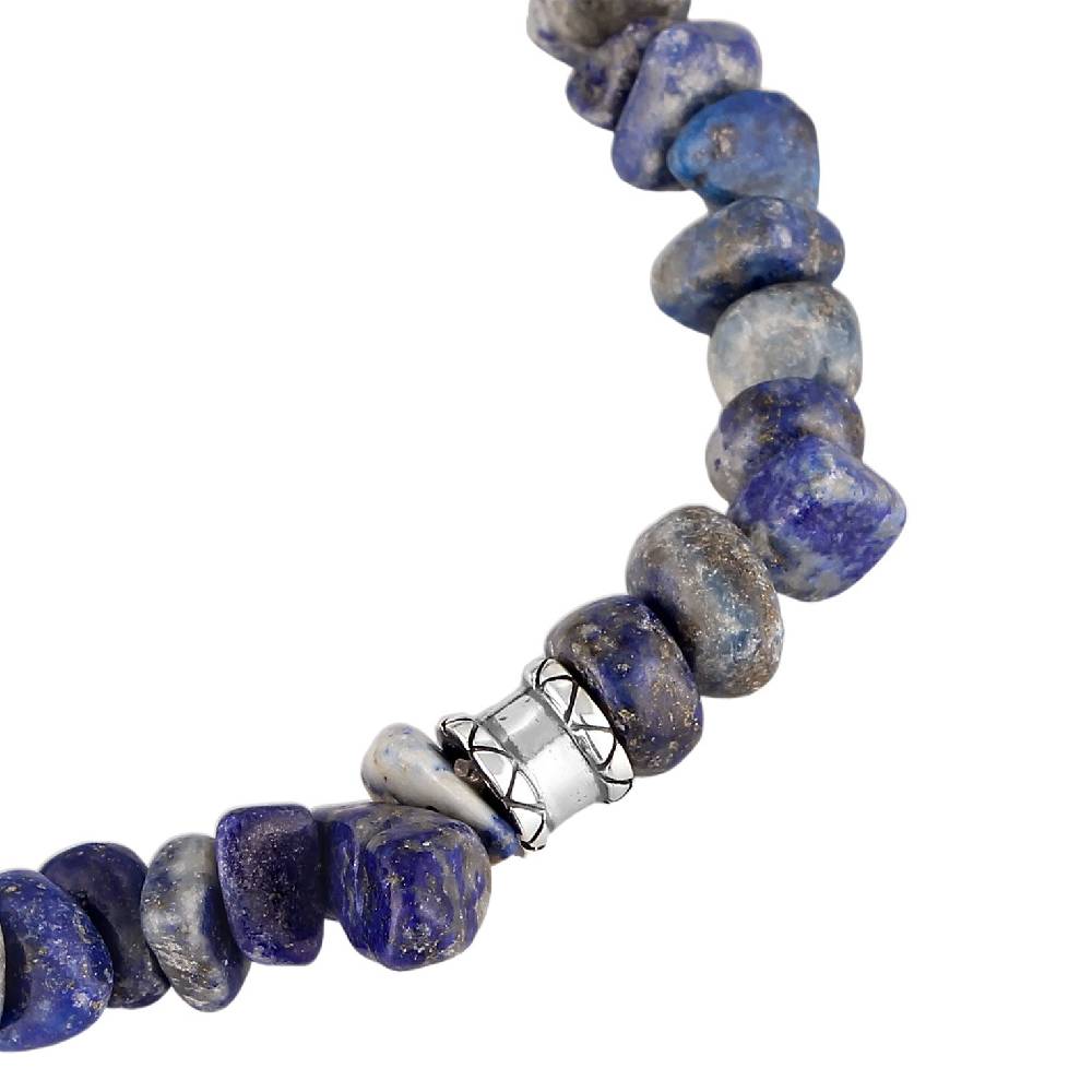 Kuzzoi Armband Beads Vintage | Lapiz Lazuli Steine (Blau) 2025