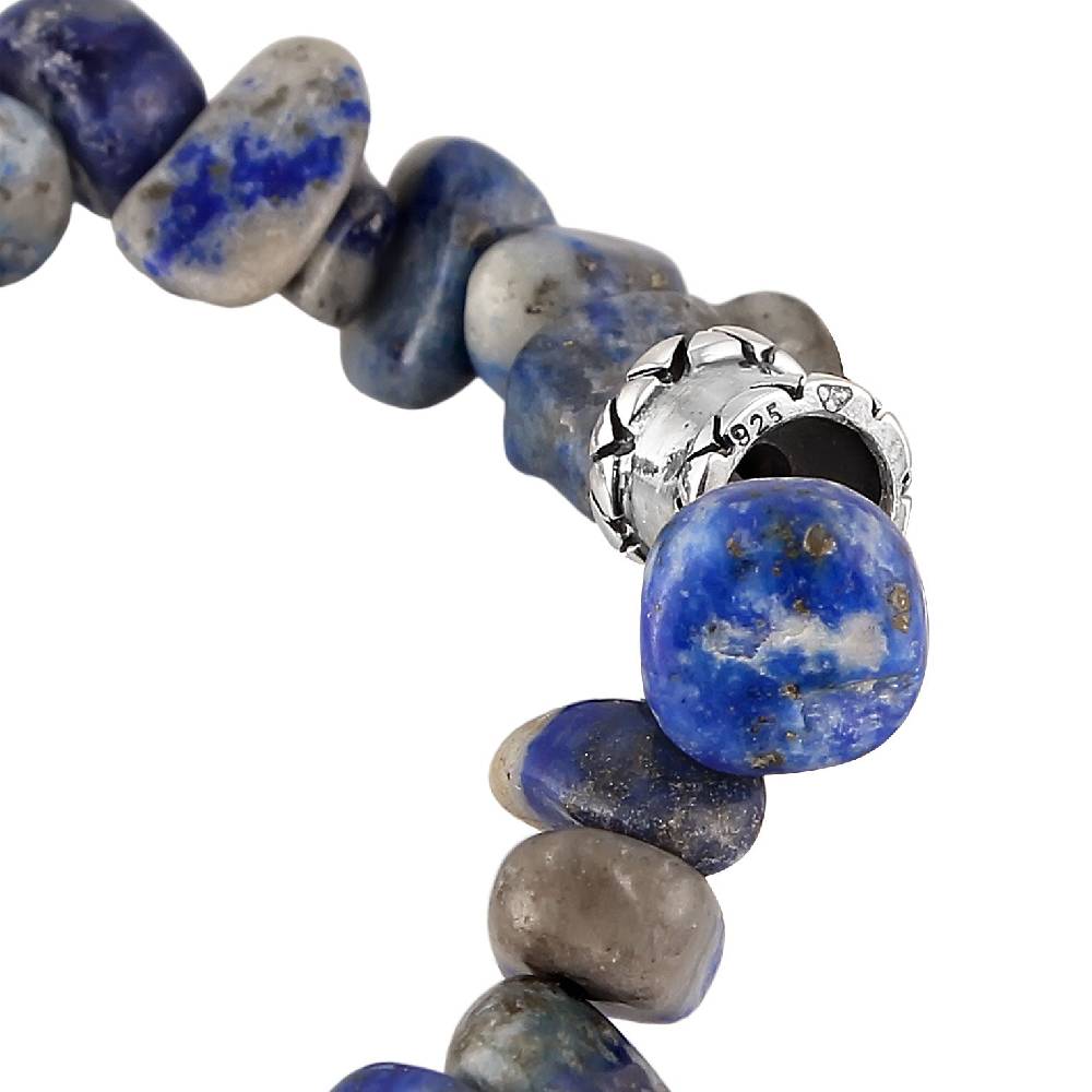 Kuzzoi Armband Beads Vintage | Lapiz Lazuli Steine (Blau) 2025