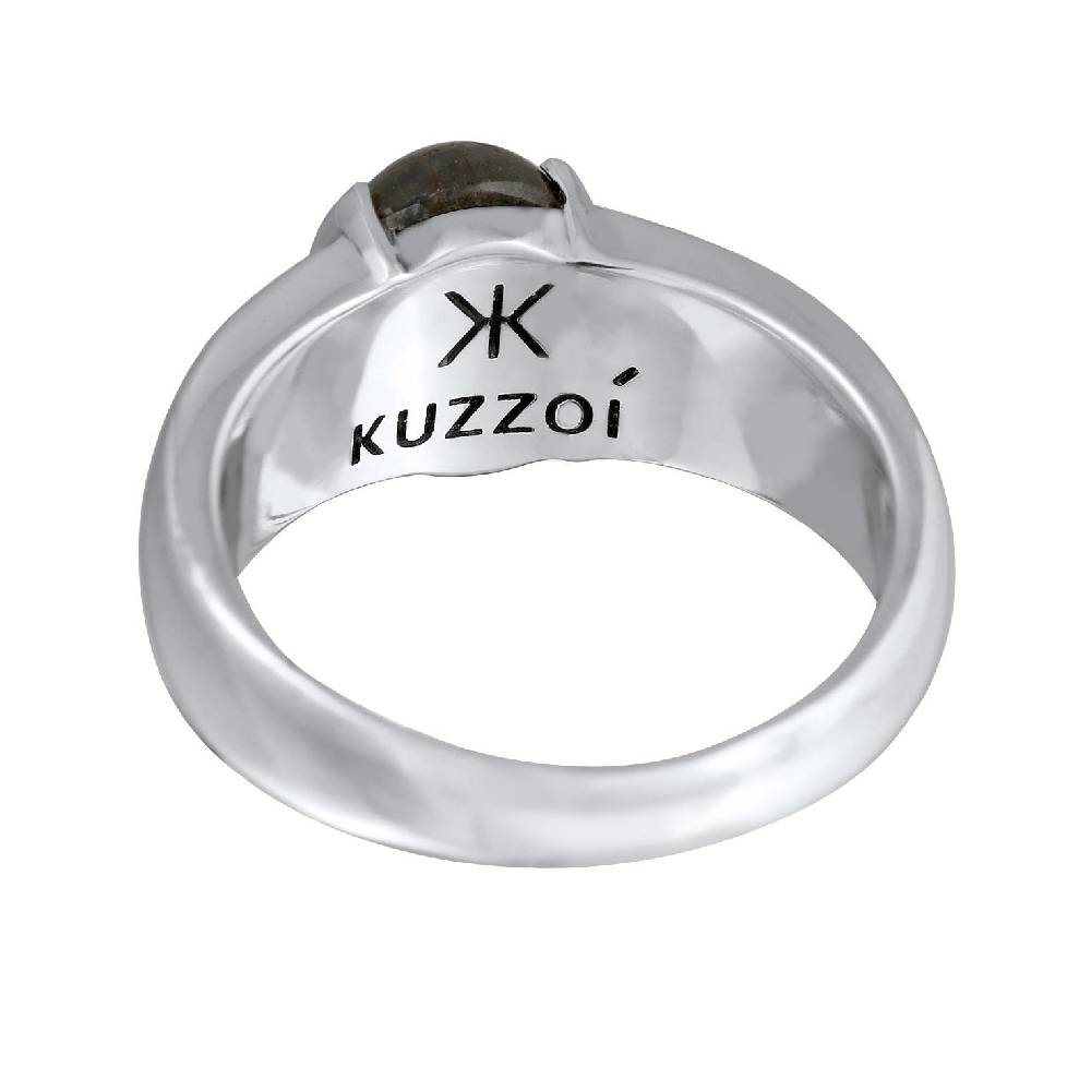 Kuzzoi Siegelring Oval | Labradorit (Grau) Outlet