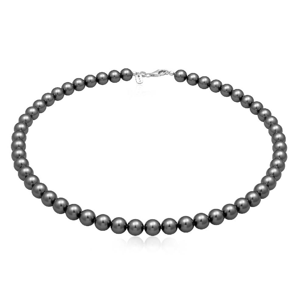 Kuzzoi Halskette | Perlen (Anthrazit) Fabrik Onlineshop