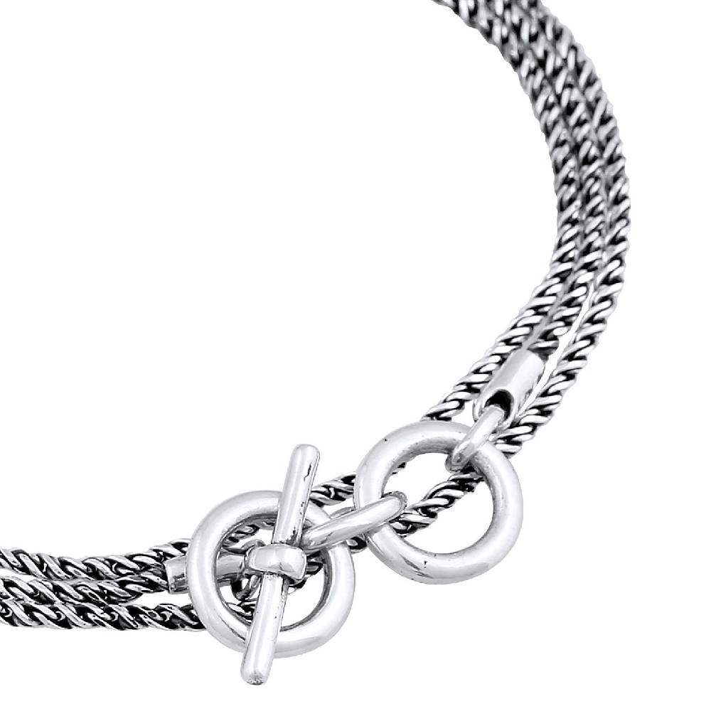 Kuzzoi Armband Kordelkette T-Bar Online Outlet