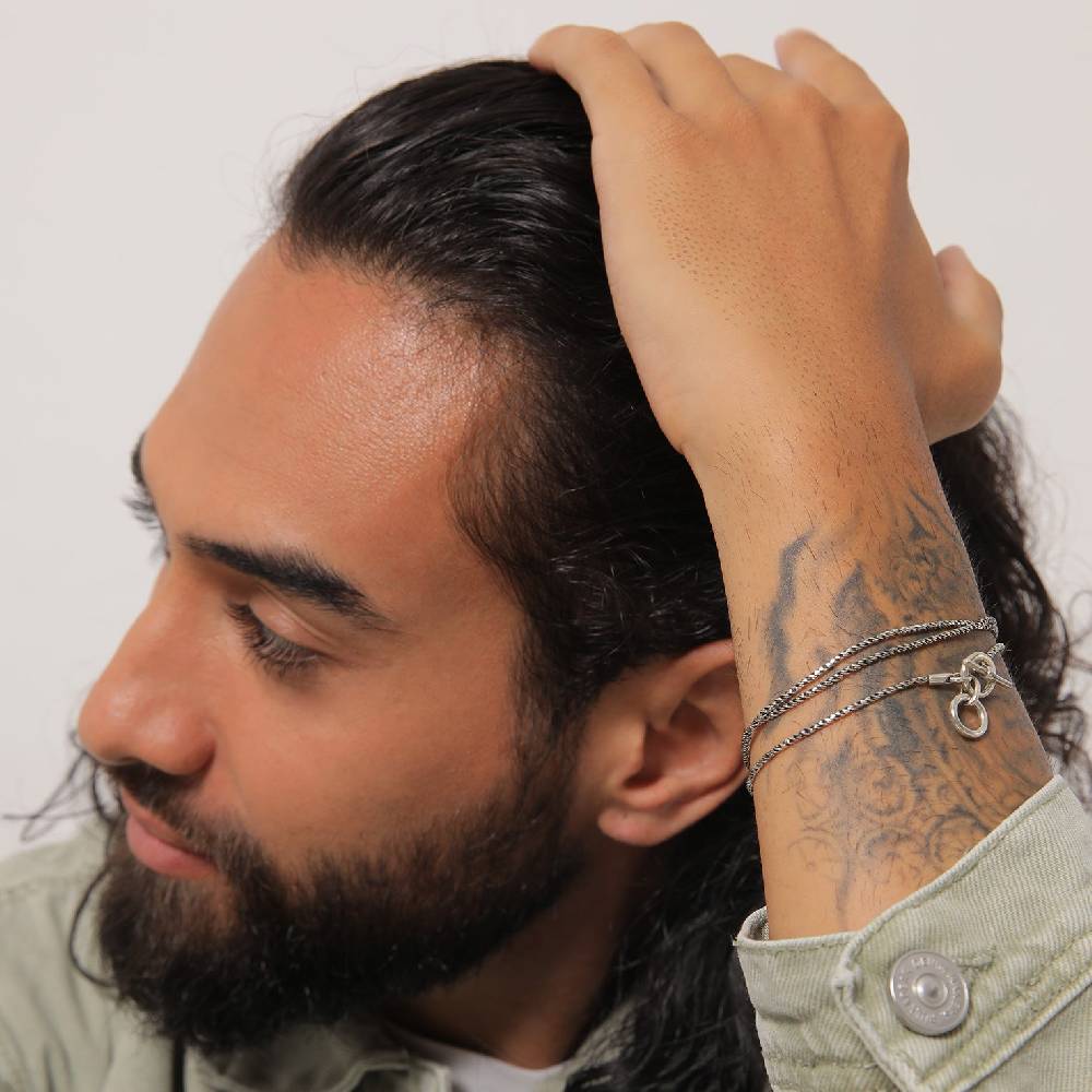 Kuzzoi Armband Kordelkette T-Bar Online Outlet