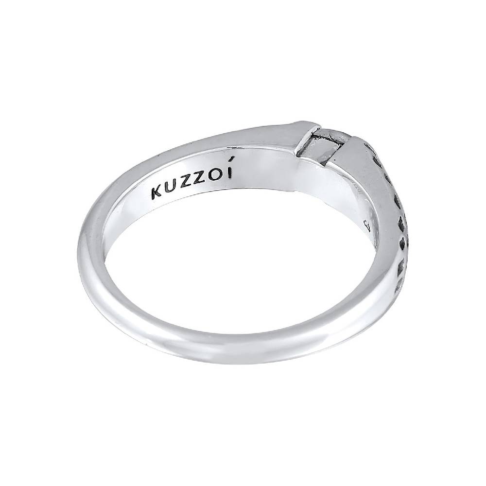 Kuzzoi Bandring Vintage | Labradorit (Grau) Zeitlich begrenztes Angebot