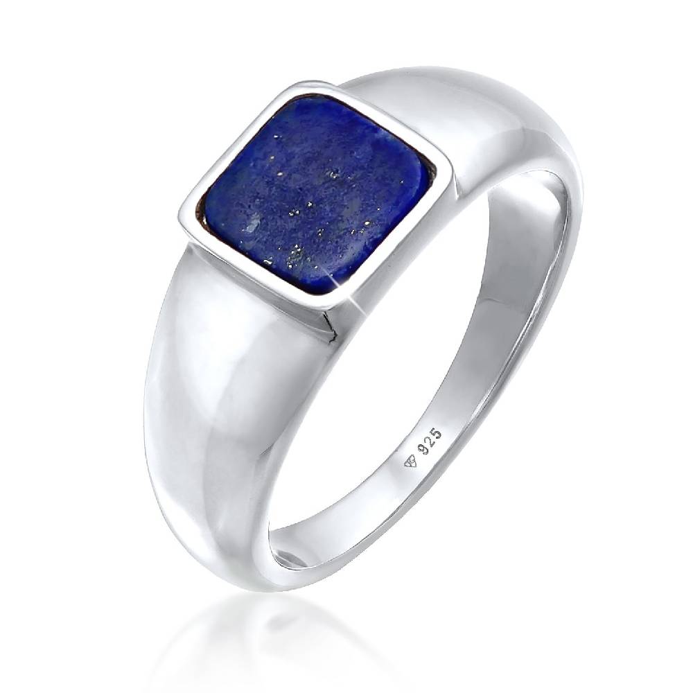 Kuzzoi Siegelring Quadrat | Sodalith (Blau) Wochenangebot