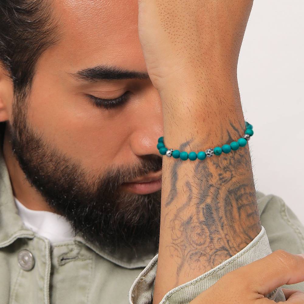 Kuzzoi Armband Beads | Howlith (Türkis) Zeitbegrenzte Promotion