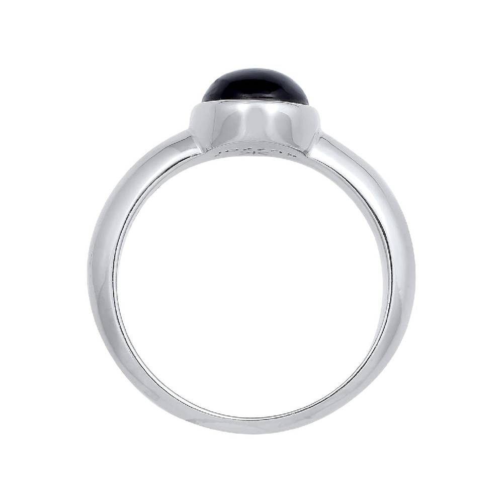Kuzzoi Siegelring Oval | Onyx (Schwarz) Fabrikpreis