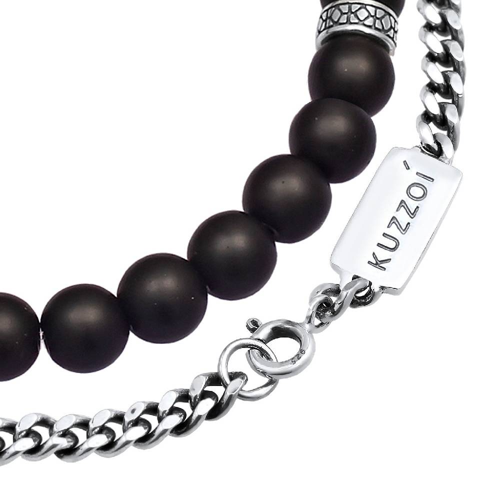 Kuzzoi Panzer-Armband Set | Onyx (Schwarz) Günstig kaufen