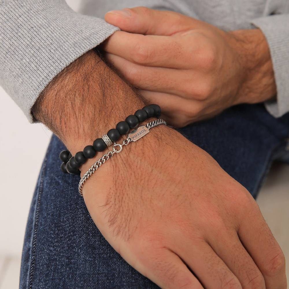 Kuzzoi Panzer-Armband Set | Onyx (Schwarz) Günstig kaufen
