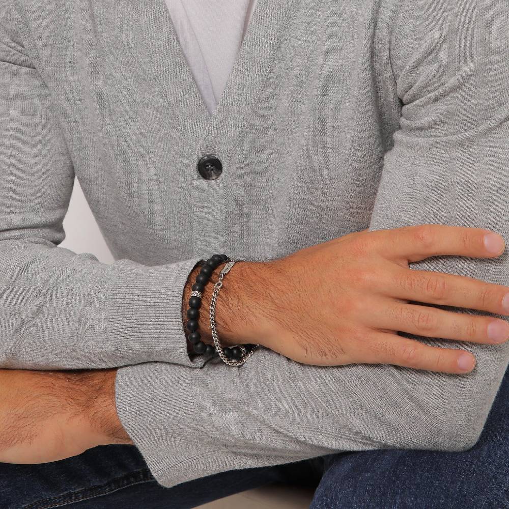 Kuzzoi Panzer-Armband Set | Onyx (Schwarz) Günstig kaufen