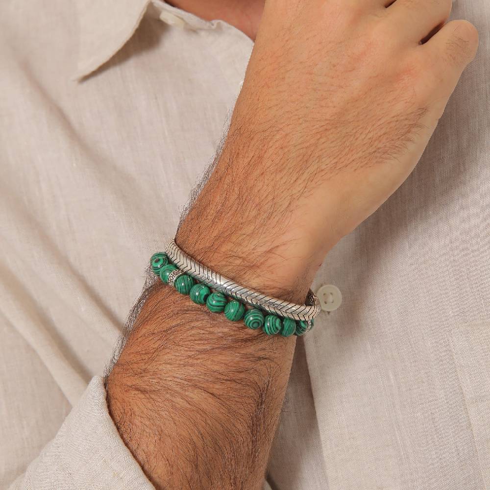 Kuzzoi Armbandset Armreif | Malachit (synth.) Saisonale Angebote