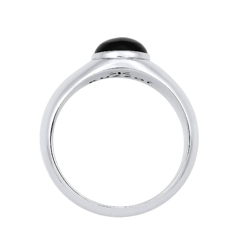 Kuzzoi Siegelring Oval | Onyx (Schwarz) Kauf eins, bekomm eins gratis