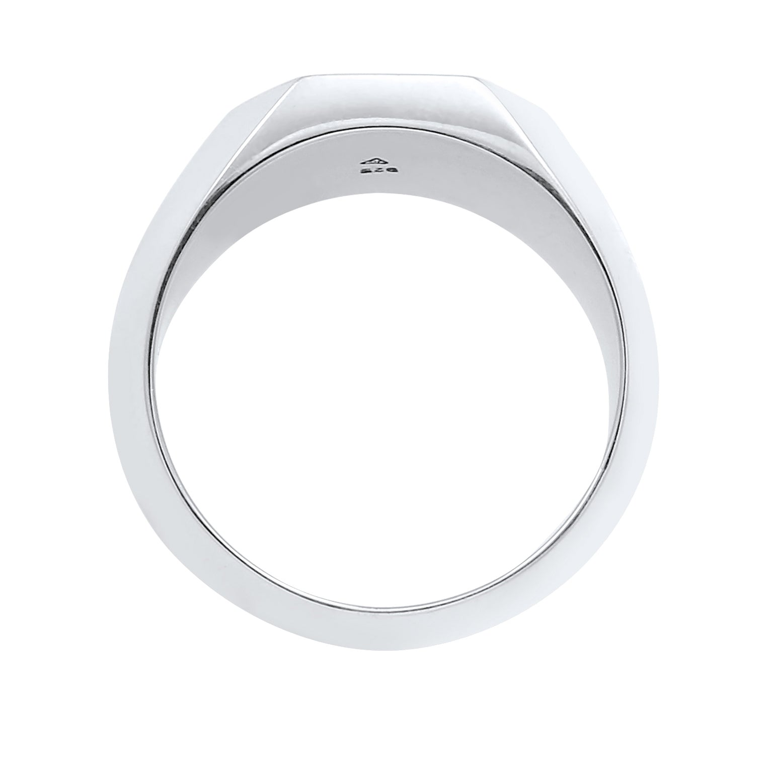 Kuzzoi Siegelring Geo | Emaille (Schwarz) Outlet