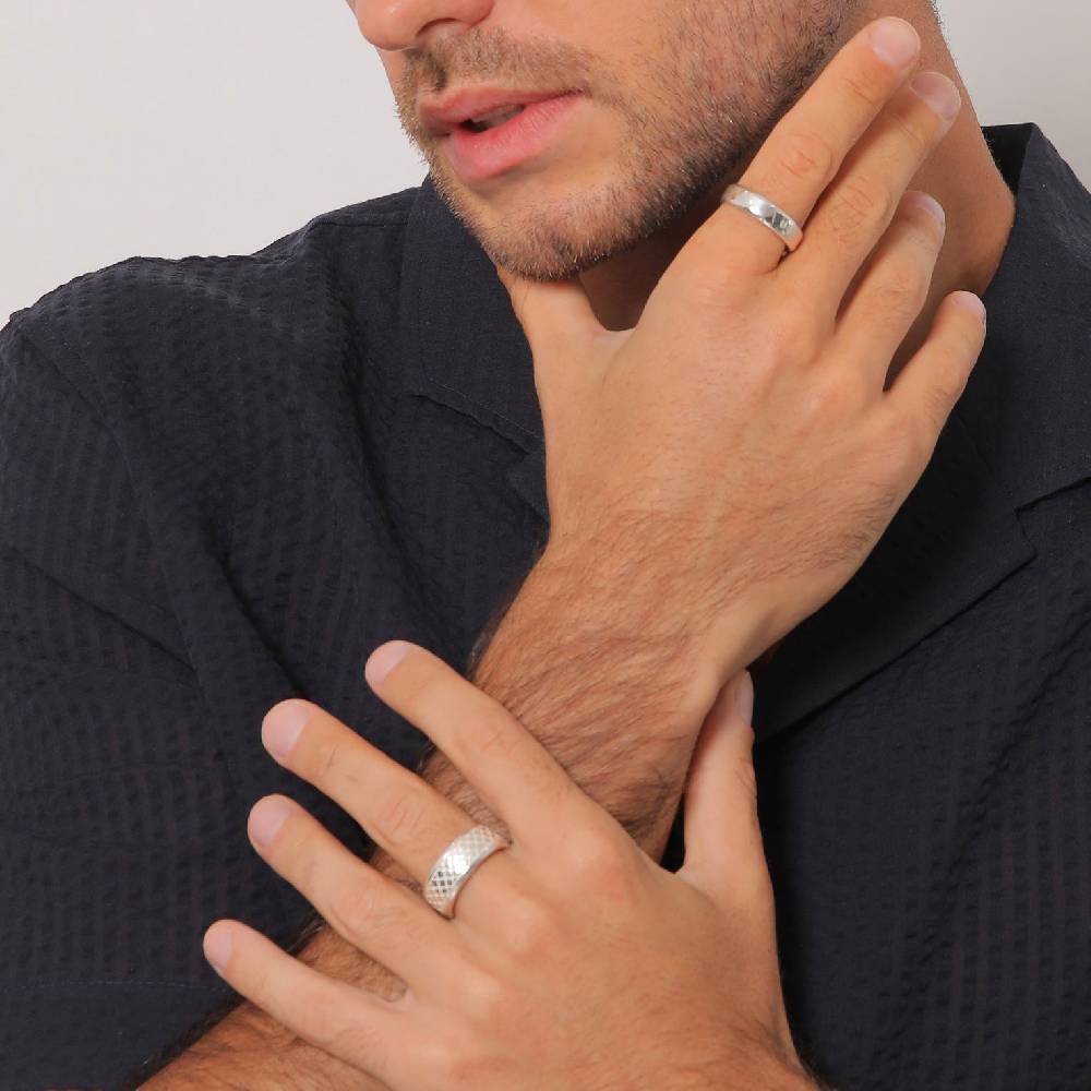 Kuzzoi Bandring 2er Set Struktur im Angebot