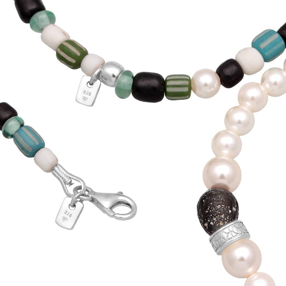 Kuzzoi Schmuckset Beads Boho | Muschelkernperlen Rabatt