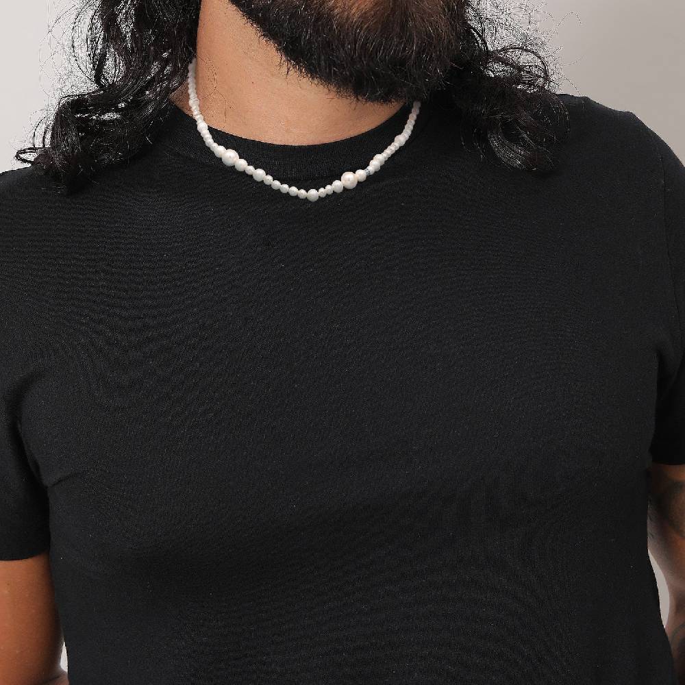 Kuzzoi Halskette Beads | Muschelkernperlen Online Shopping