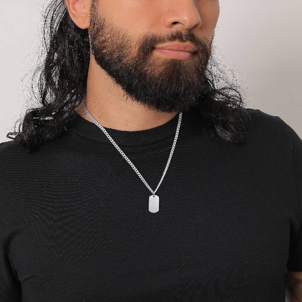 Kuzzoi Halskette Military Platte Cyber Monday