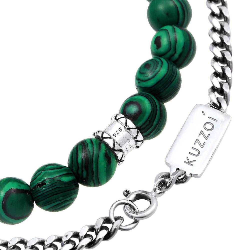 Kuzzoi Armbandset Perlen | Malachit (synt.) Exklusive Angebote