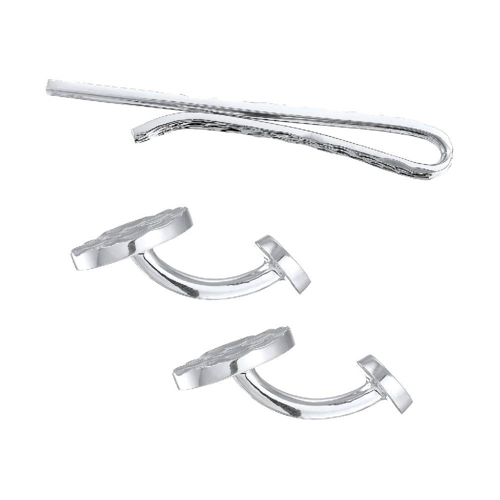 Kuzzoi Schmuckset Manschettenknöpfe Krawattennadel Wochenangebot