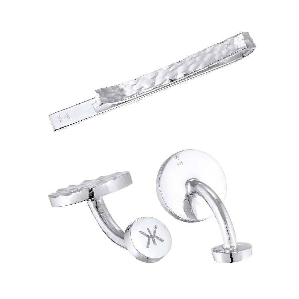 Kuzzoi Schmuckset Manschettenknöpfe Krawattennadel Wochenangebot
