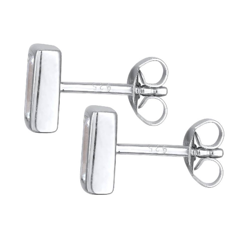 Kuzzoi Ohrstecker Rechteck | Topas (Weiß) Nur für heute