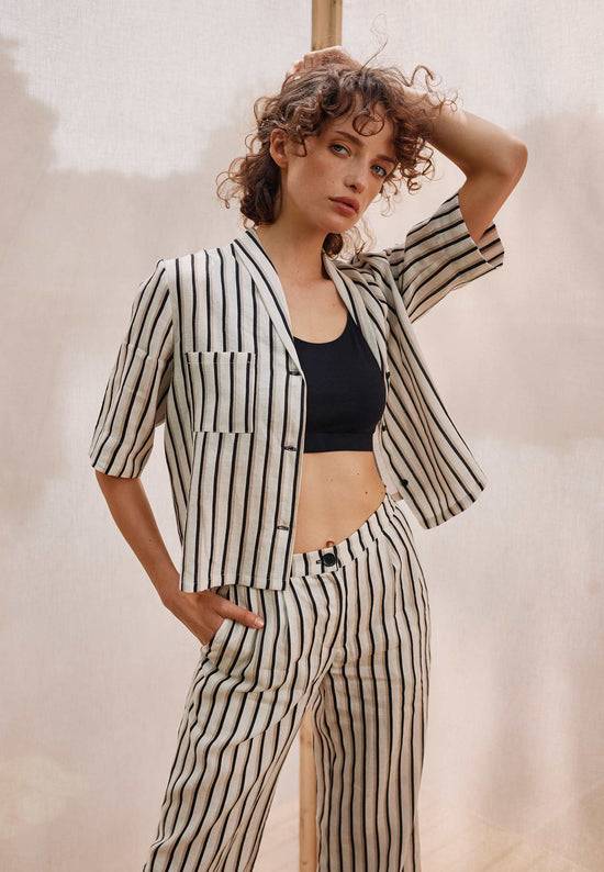 Lana Natural Wear Bluse, Modell Teresita mit Tasche Neuheiten