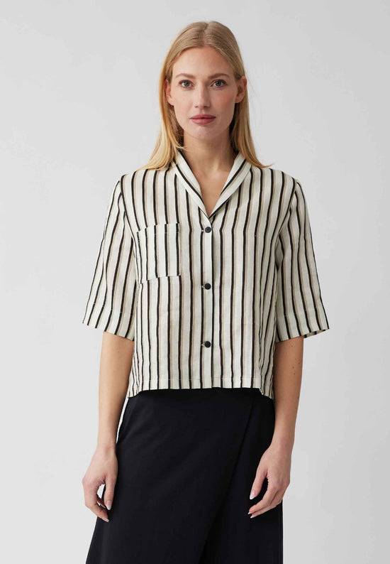 Lana Natural Wear Bluse, Modell Teresita mit Tasche Neuheiten