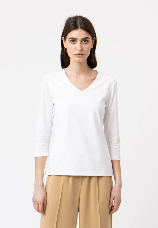 Lana Natural Wear V-Neck Shirt, Modell Mara Bestseller