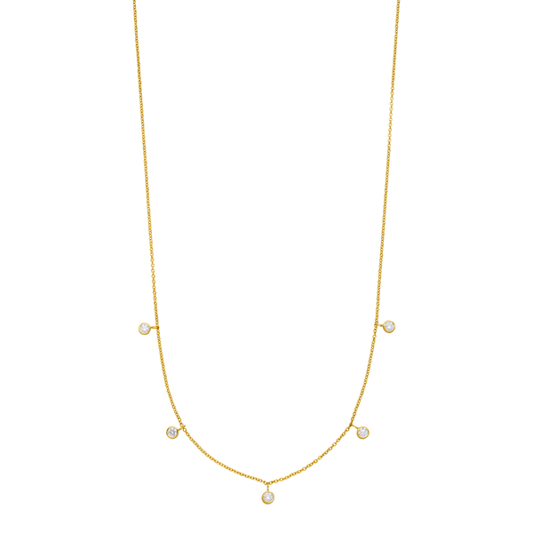 Leaf Jewelry Halskette "my first diamond" Charms, 14 K Gelbgold JETZT KAUFEN