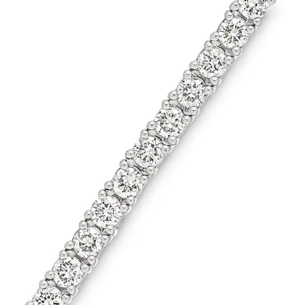 Leaf Jewelry Tennisarmband mit Diamanten, Weißgold, 3.42ct, 17.0cm Zeitbegrenzte Promotion