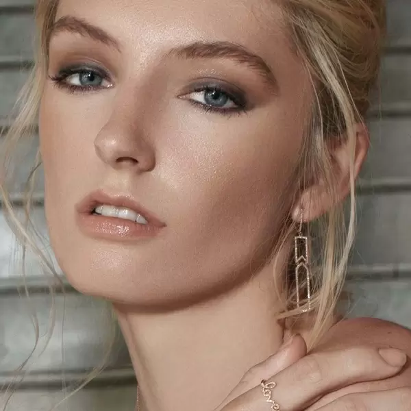 Leaf Jewelry Ohrringe Unique mit Diamanten, 18 K Weißgold Kostenloser Versand international