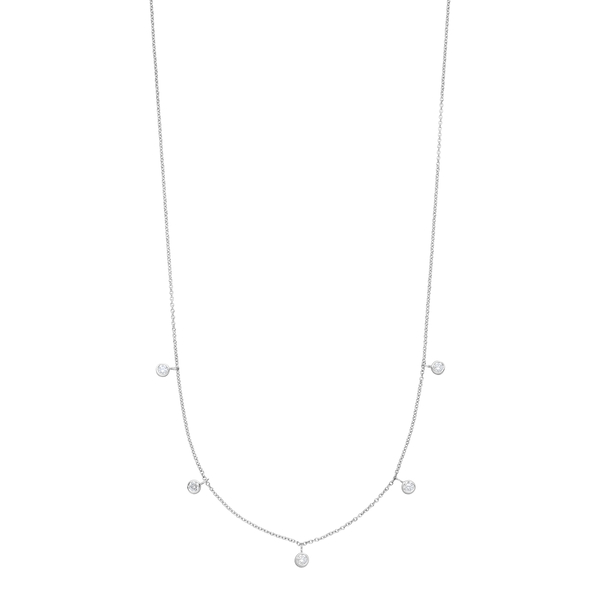 Leaf Jewelry Halskette "my first diamond" Charms, 14 K Weißgold 2025