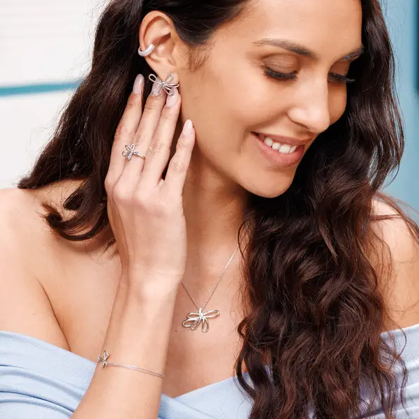 Leaf Jewelry Armkette Blossom, 18 K Rosegold vergoldet Muttertagsangebot