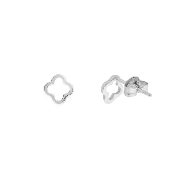 Leaf Jewelry Ohrstecker MINI Clover, 925 Sterlingsilber Super Sparpreis