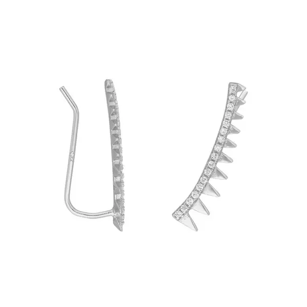 Leaf Jewelry Earclimber Memory II, 925 Sterlingsilber Speichern exportieren