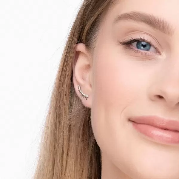 Leaf Jewelry Earclimber Memory II, 925 Sterlingsilber Speichern exportieren