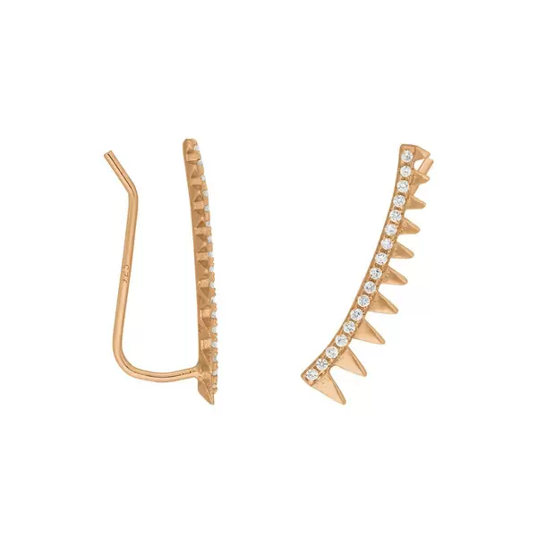 Leaf Jewelry Earclimber Memory II, 18 K Rosegold vergoldet Hotsell