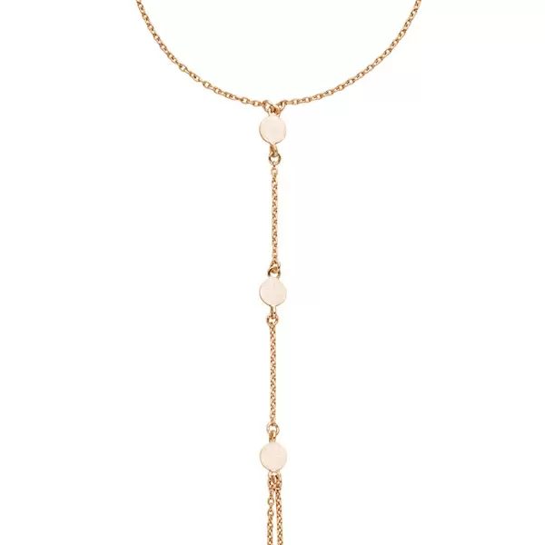 Leaf Jewelry Hand Chain Platelet, 18K Rosegold vergoldet Fabrikverkauf