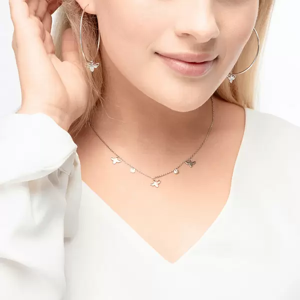 Leaf Jewelry Creole Bee Happy, 925 Sterlingsilber Online Shopping