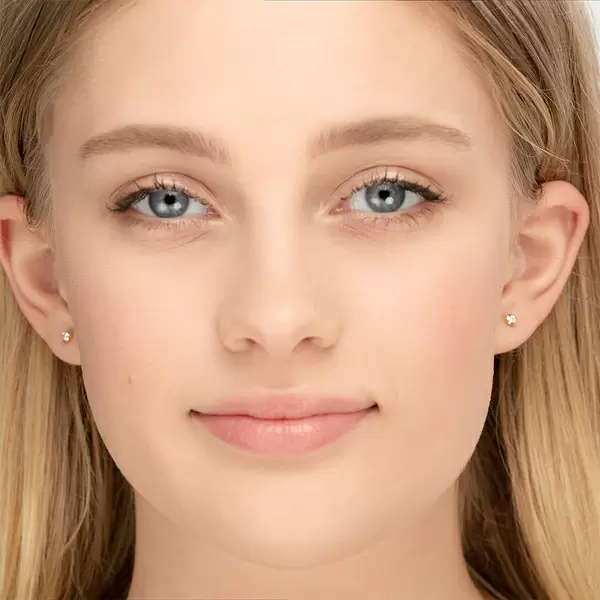 Leaf Jewelry Ohrstecker "my first diamond", 18 K Gelbgold Bis zu 60% Rabatt