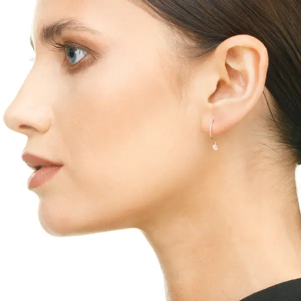 Leaf Jewelry Ohrringe Cabochon, Mondstein, 14 K Roségold 50% Rabatt mit kostenlosem Versand
