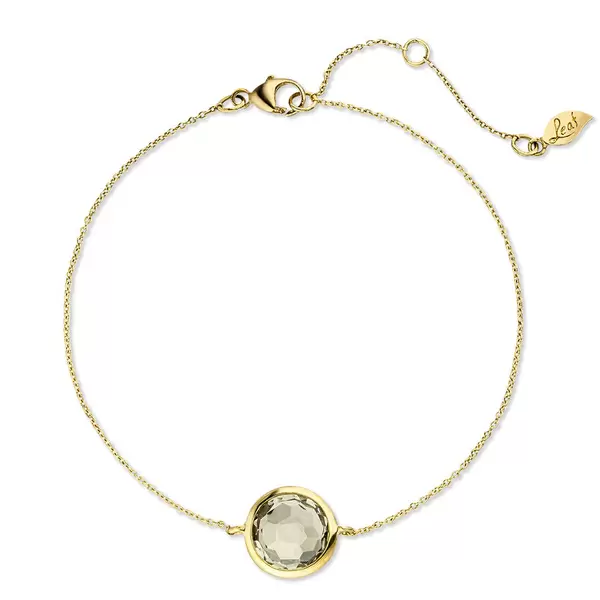 Leaf Jewelry Armkette Green Amethyst, 14 K Gelbgold Fabrikladen
