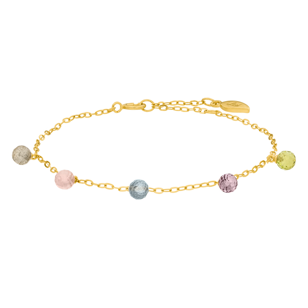 Leaf Jewelry Armkette Sweet Gems, 14K Gelbgold Black Friday Preise