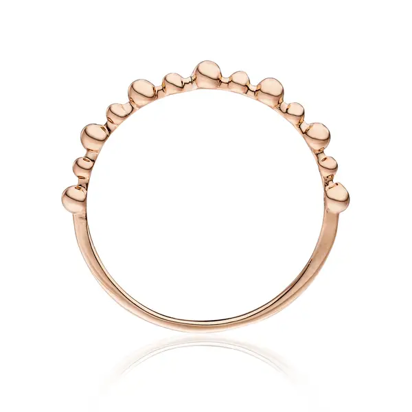 Leaf Jewelry Ring Kugel, 18 K Roségold Online