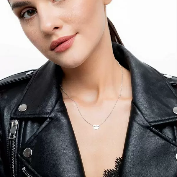Leaf Jewelry Halskette Heart, 14 K Weißgold Online Shopping