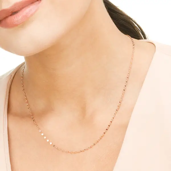 Leaf Jewelry Halskette Shiny Twist, 14K Gelbgold Black Friday