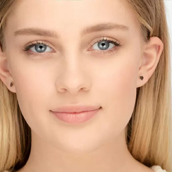 Leaf Jewelry Ohrstecker Herz, 14 K Rosegold Riesige Rabatte