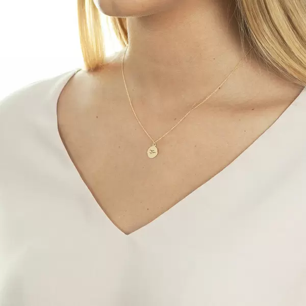 Leaf Jewelry Halskette Birds, 14 K Gelbgold Clearance-Verkauf