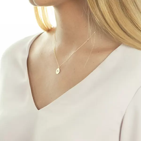 Leaf Jewelry Halskette Birds, 14 K Gelbgold Clearance-Verkauf