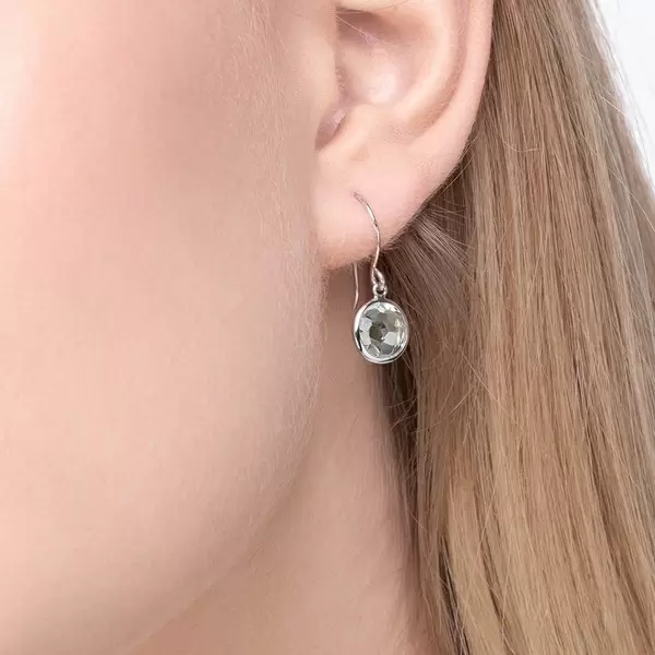 Leaf Jewelry Ohrringe Grüner Amethyst, 14 K Weißgold Angebote